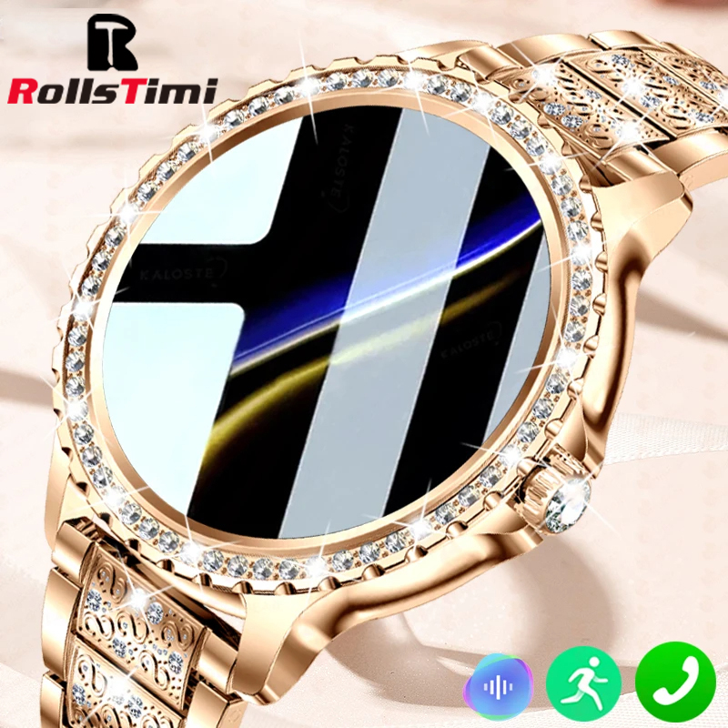 Fashion Luxury Gold Women Smar - Smartwatch Faces ulasan dan harga